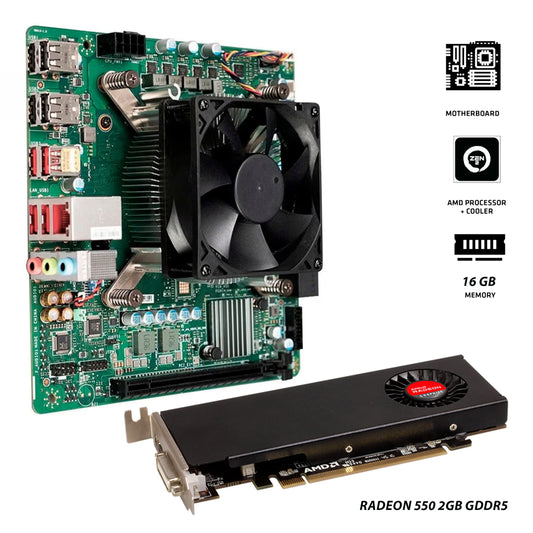 Tarjeta Madre AMD 4700S, Mini-ITX, Integrada, AMD 4700S, 16GB DDR5