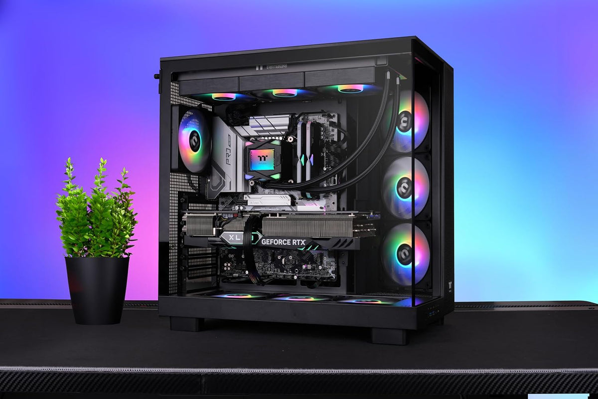 ENFRIAMIENTO LIQUIDO THERMALTAKE LA360 ARGB SYNC AIO 120MM CL-W459-PL12SW-A 12M DE GARANTIA - rogeek