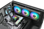 ENFRIAMIENTO LIQUIDO THERMALTAKE LA360 ARGB SYNC AIO 120MM CL-W459-PL12SW-A 12M DE GARANTIA - rogeek