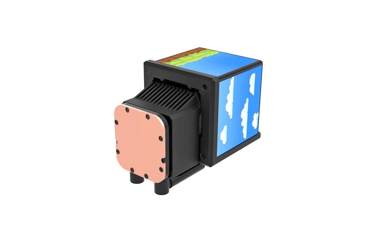 ENFRIAMIENTO LIQUIDO THERMALTAKE MINECUBE 360 ULTRA ARGB SYNC AIO 120MM 4 DISPLAY LCD CL-W481-PL12SW-A 12M DE GARANTIA - rogeek