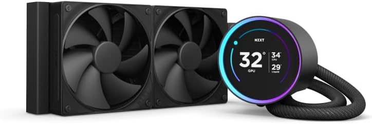 ENFRIAMIENTO NZXT KRAKEN 240 ELITE V2 120MM NEGRO LGA1851/AM5 RL - KN24E - B2 11M DE GARANTIA - rogeek