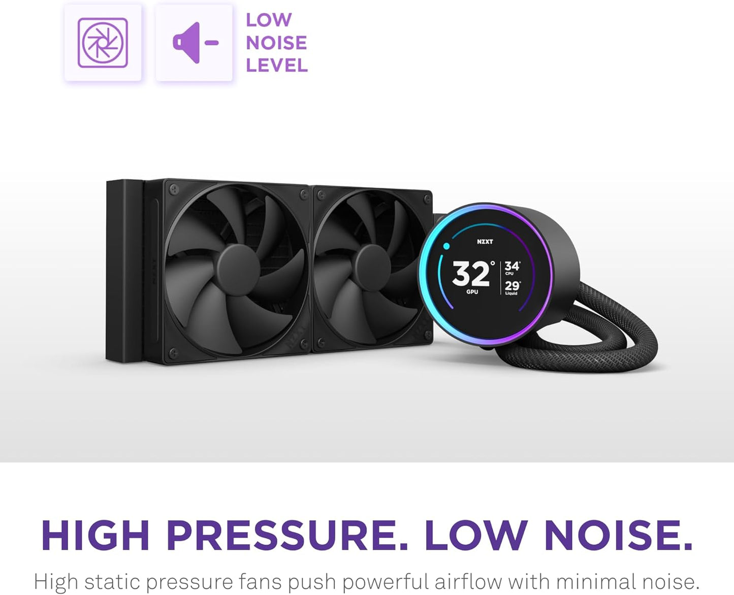 ENFRIAMIENTO NZXT KRAKEN 240 ELITE V2 120MM NEGRO LGA1851/AM5 RL - KN24E - B2 11M DE GARANTIA - rogeek