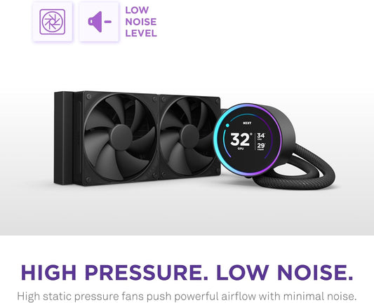 ENFRIAMIENTO NZXT KRAKEN 240 ELITE V2 120MM NEGRO LGA1851/AM5 RL - KN24E - B2 11M DE GARANTIA - rogeek