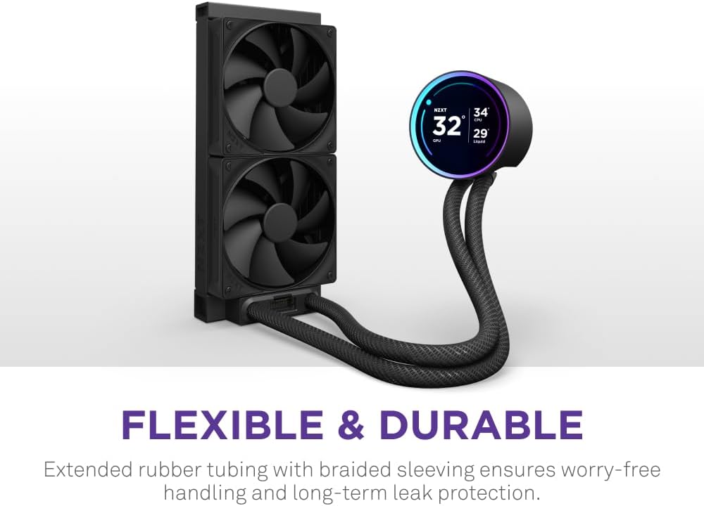 ENFRIAMIENTO NZXT KRAKEN 240 ELITE V2 120MM NEGRO LGA1851/AM5 RL - KN24E - B2 11M DE GARANTIA - rogeek
