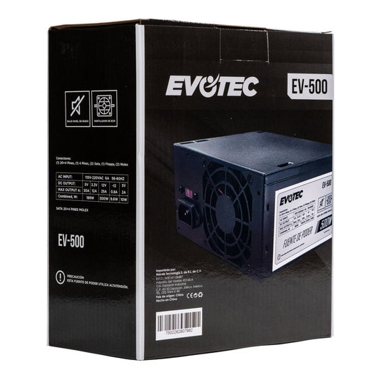 FUENTE NACEB EVOTEC EV - 500 500W ATX 24PIN - rogeek
