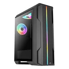 GAB AEROCOOL SPLINTER DUO G V1 NEGRO, ARGB, ATX - rogeek
