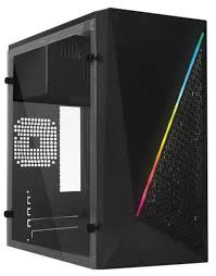 GABINETE ACTECK KIOTO GC460 RGB NEGRO MATX AC - 933070 1M DE GARANTIA(FUENTE) - rogeek