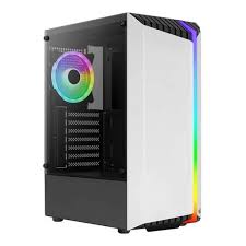 GABINETE AEROCOOL BIONIC BLANCO RGB ATX S/FUENTE BIONIC - G - WT - V2 - rogeek