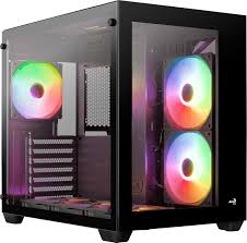 GABINETE AEROCOOL DRYFT V2 NEGRO RGB ATX S/FUENTE CRISTAL DRYFT - G - BK - V2 - rogeek