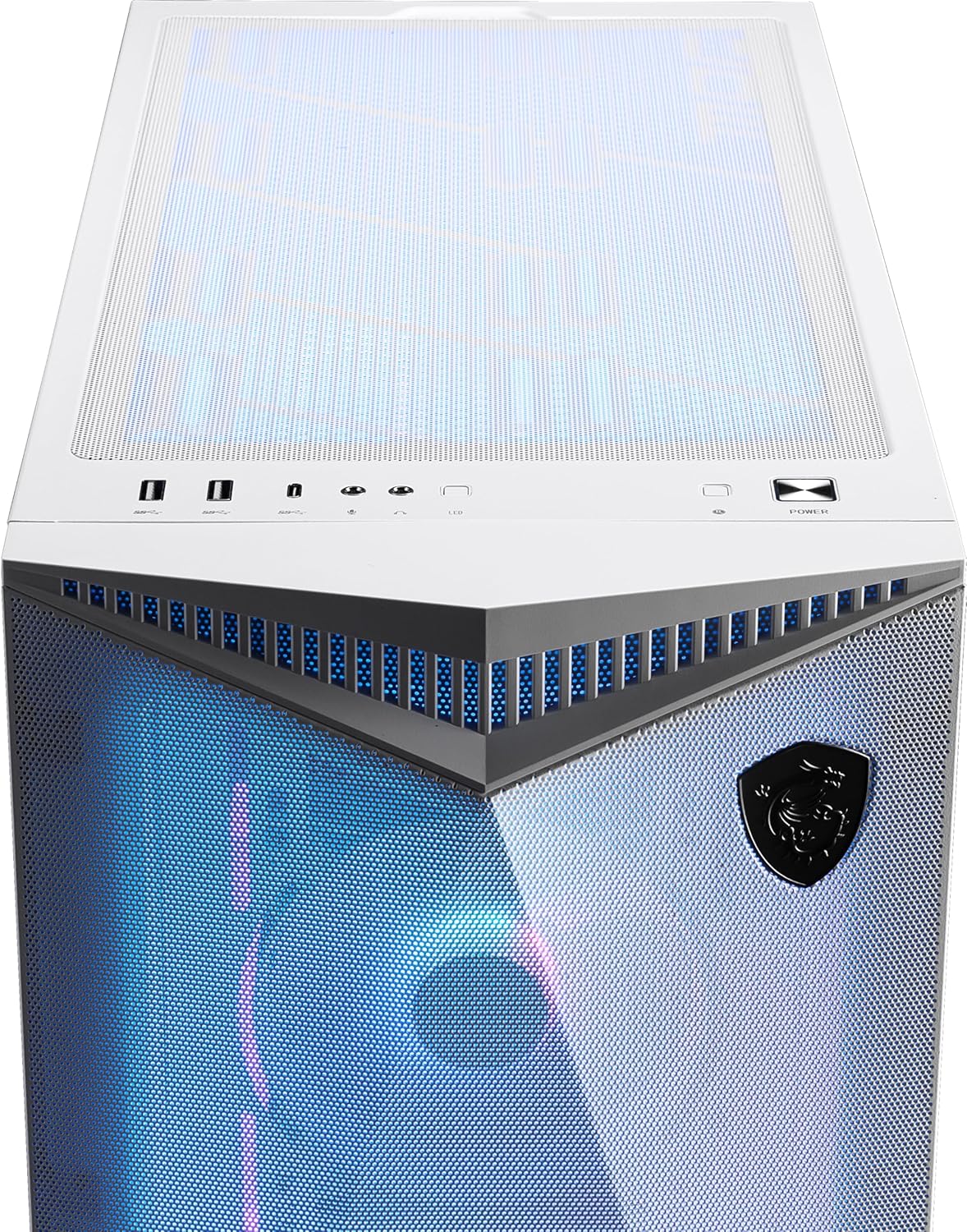 GABINETE MSI GUNGNIR 300R AIR FLOW NEGRO ARGB E - ATX 4VENT USB - C C/TEMPLADO S/FUENTE MPG GUNGNIR 300R AIRFLOW 11M DE GARANTIA - rogeek