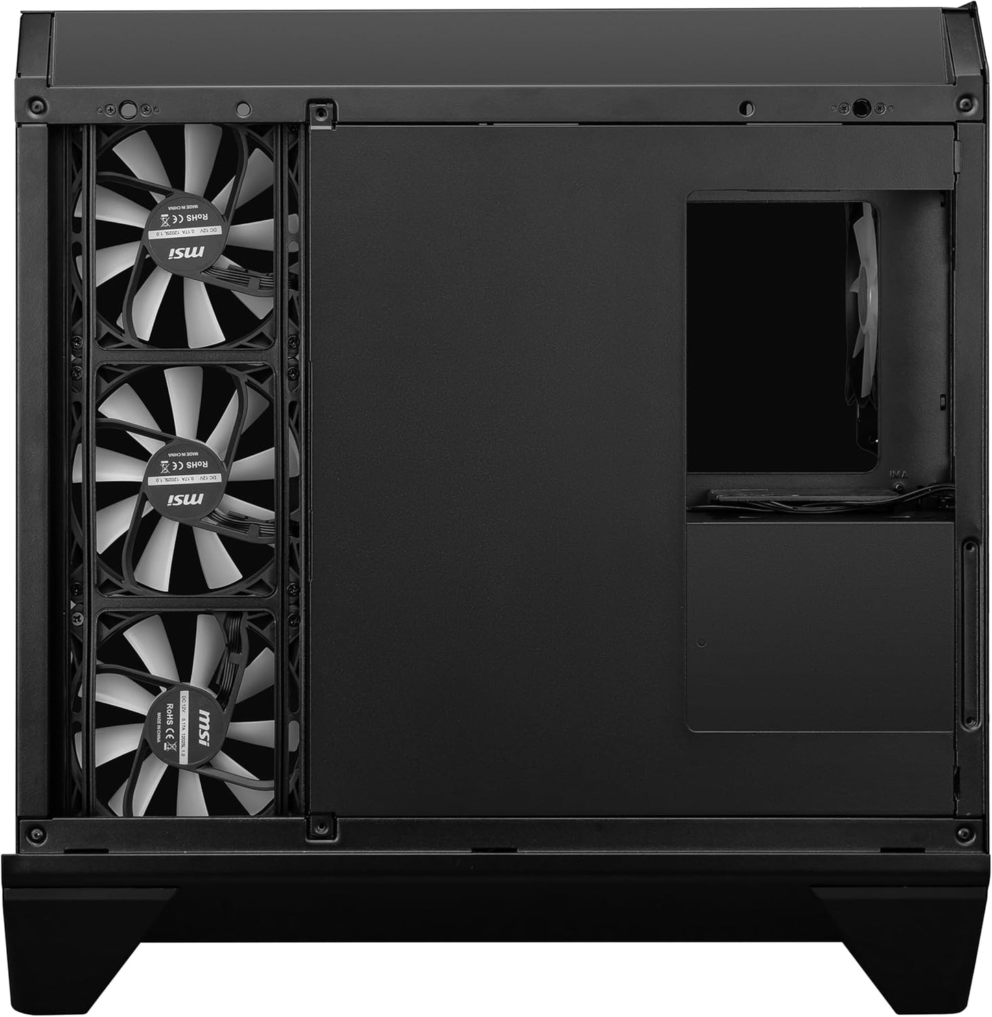 GABINETE MSI PANO 120R PZ NEGRO ARGB ATX 7VENT USB - C C/TEMPLADO S/FUENTE MAG PANO 120R PZ 11M DE GARANTIA - rogeek
