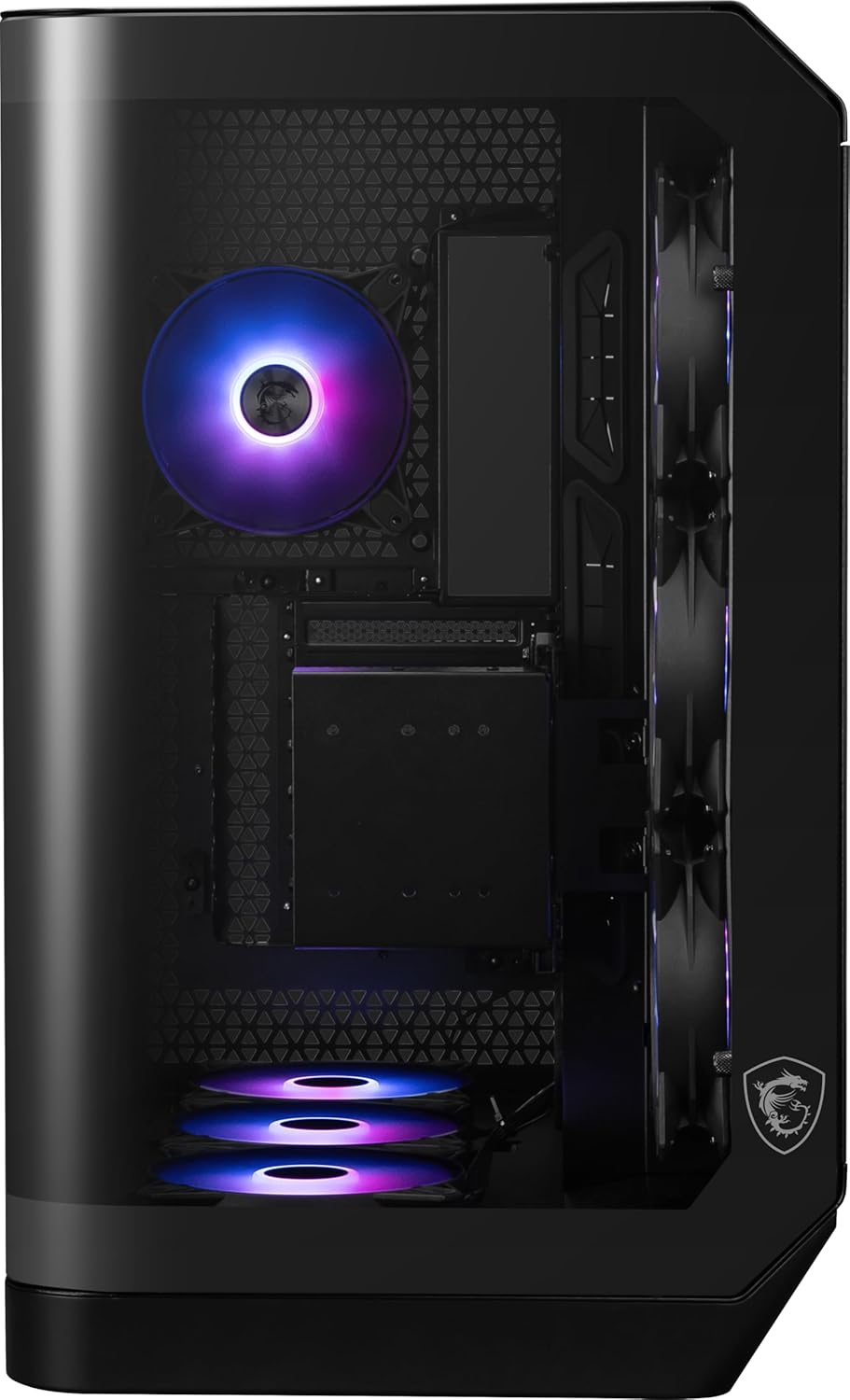 GABINETE MSI PANO 120R PZ NEGRO ARGB ATX 7VENT USB - C C/TEMPLADO S/FUENTE MAG PANO 120R PZ 11M DE GARANTIA - rogeek