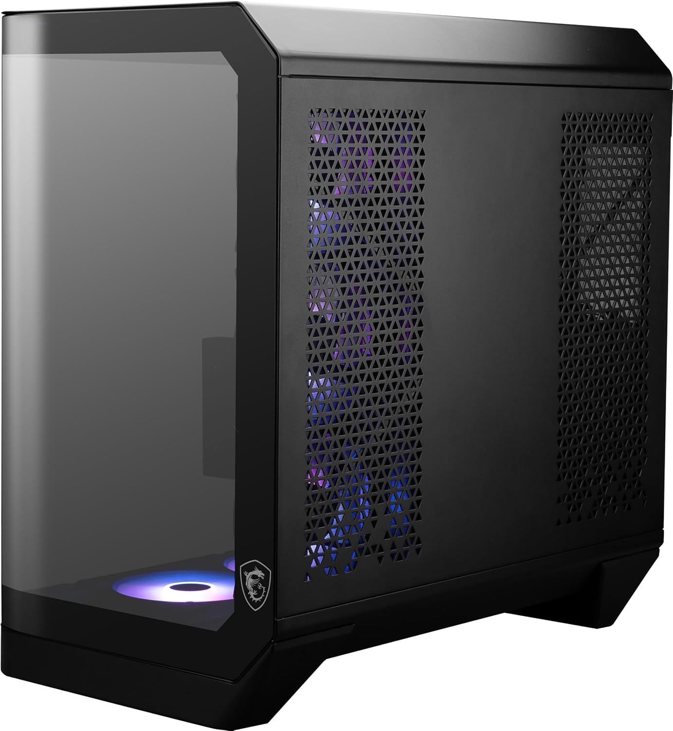 GABINETE MSI PANO 120R PZ NEGRO ARGB ATX 7VENT USB - C C/TEMPLADO S/FUENTE MAG PANO 120R PZ 11M DE GARANTIA - rogeek