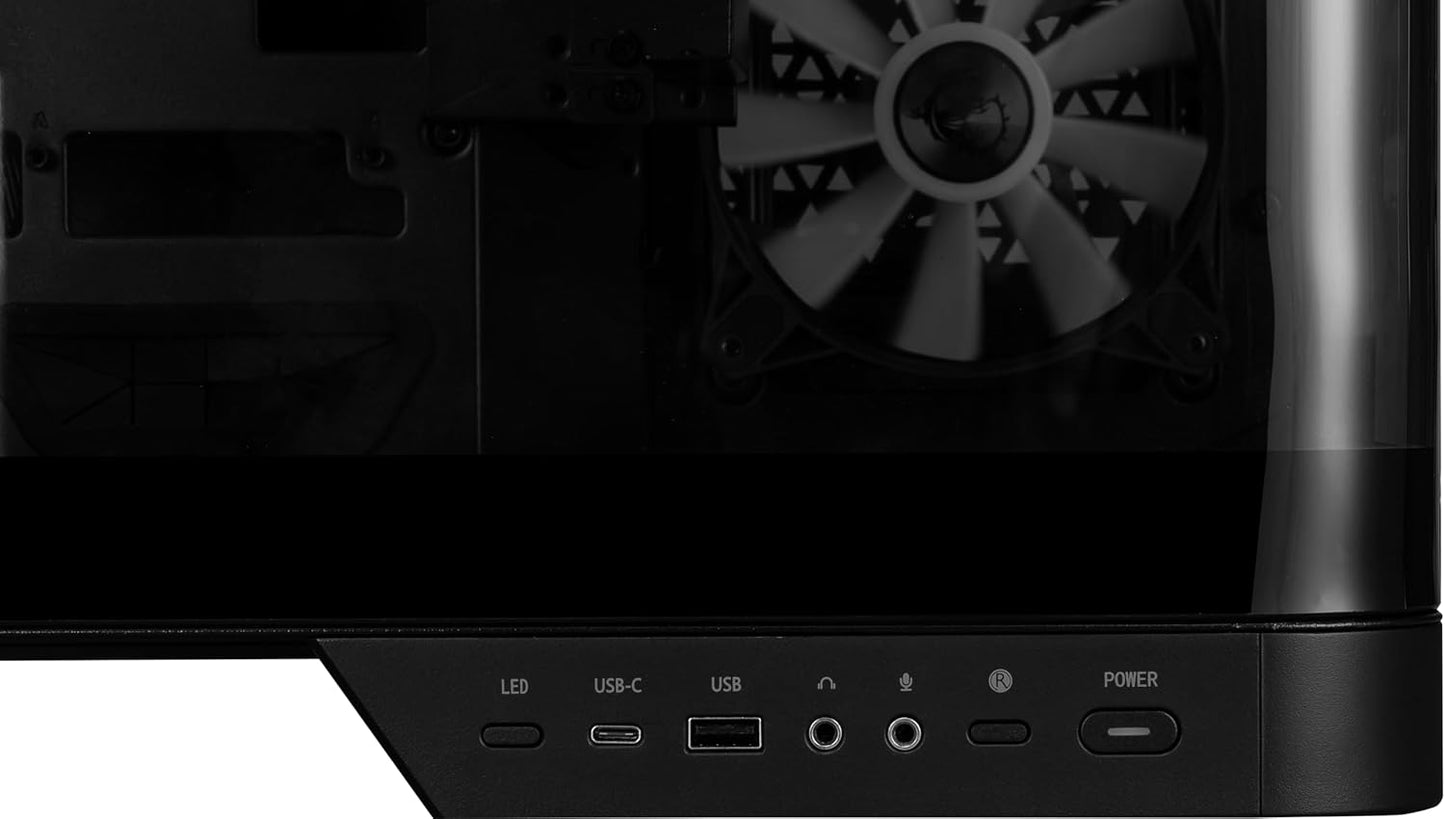 GABINETE MSI PANO 120R PZ NEGRO ARGB ATX 7VENT USB - C C/TEMPLADO S/FUENTE MAG PANO 120R PZ 11M DE GARANTIA - rogeek