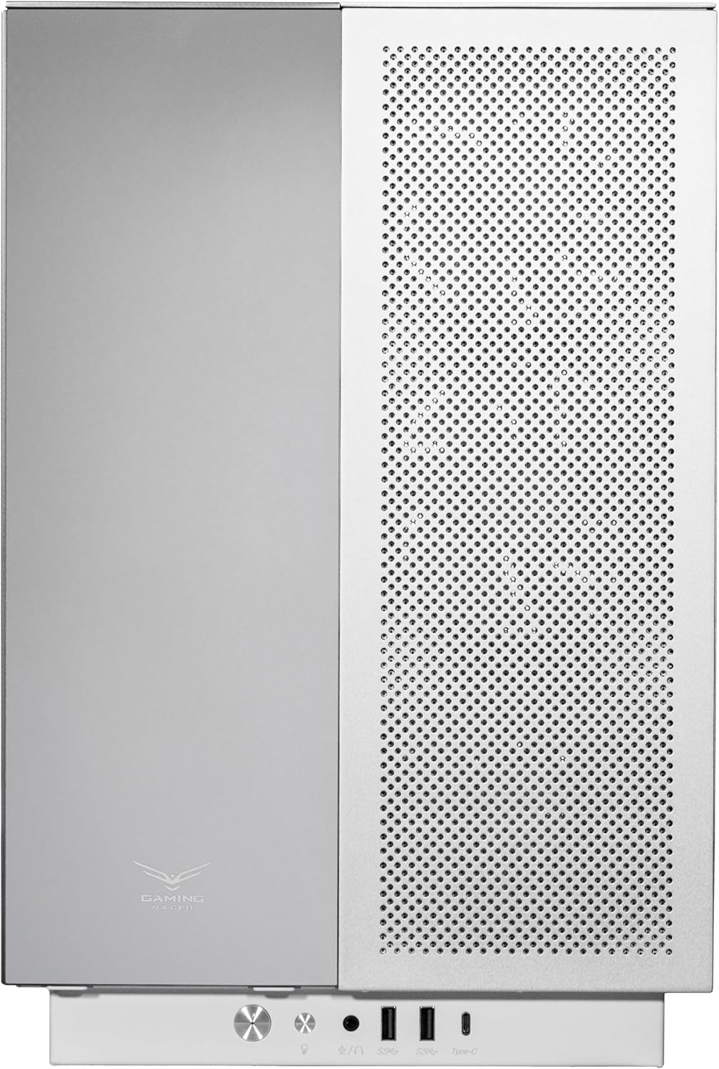 GABINETE NACEB AETHER E - ATX ARGB 4VENT S/FUENTE CRISTAL BLANCO NA - 0640 6M DE GARANTIA - rogeek