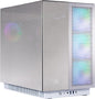 GABINETE NACEB AETHER E - ATX ARGB 4VENT S/FUENTE CRISTAL BLANCO NA - 0640 6M DE GARANTIA - rogeek