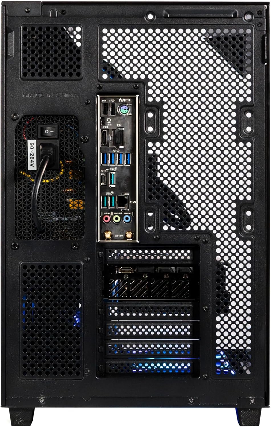 GABINETE NACEB IRIS GAMER M - ATX ARGB 4VENT S/FUENTE CRISTAL NEGRO NA - 0639 11M DE GARANTIA - rogeek