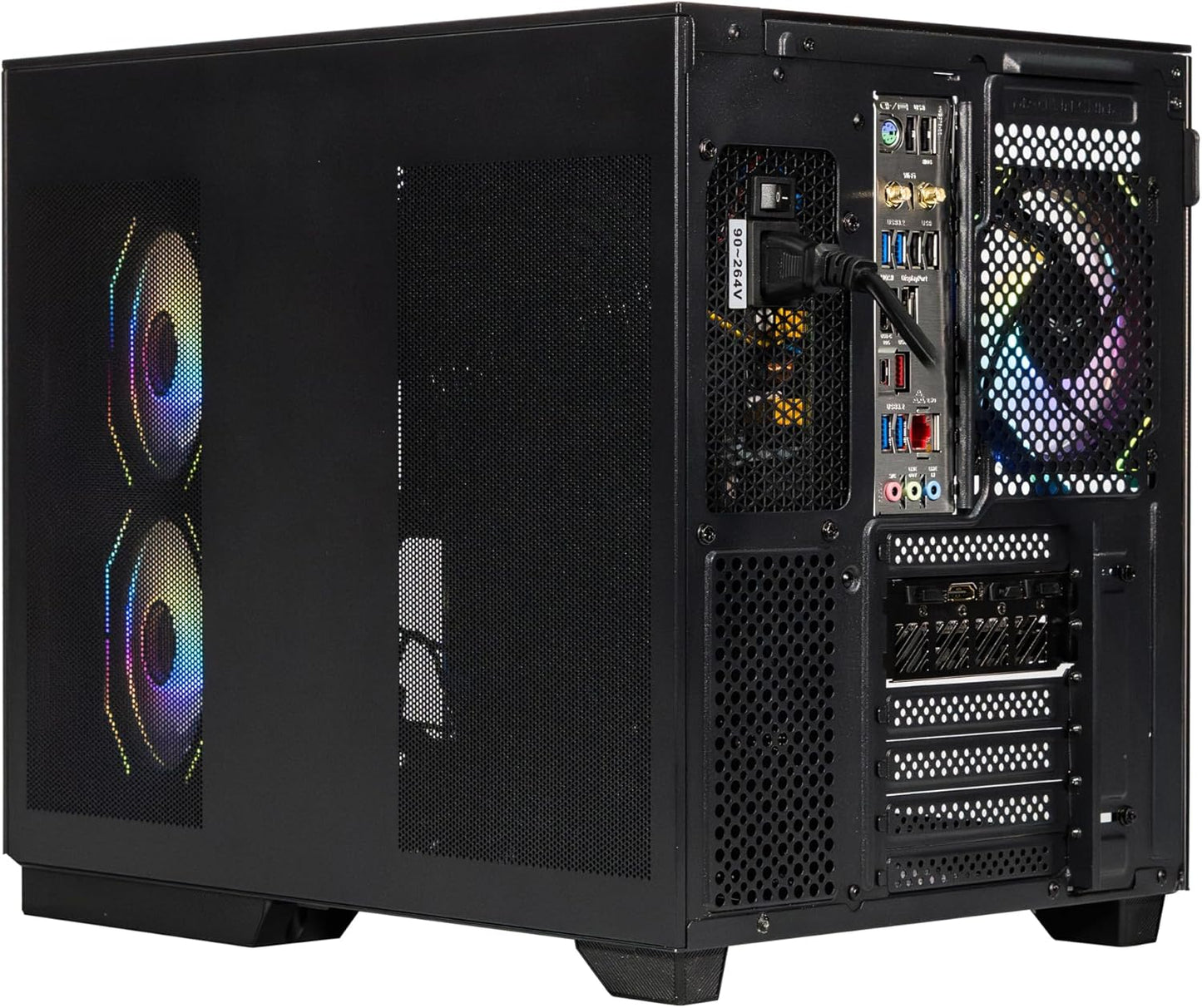 GABINETE NACEB IRIS NANO M - ATX ARGB 3VENT S/FUENTE CRISTAL NA - 0638 11M DE GARANTIA - rogeek