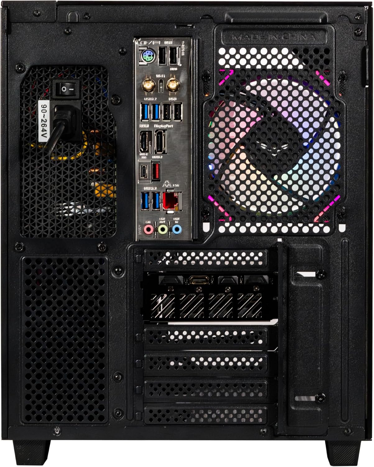 GABINETE NACEB IRIS NANO M - ATX ARGB 3VENT S/FUENTE CRISTAL NA - 0638 11M DE GARANTIA - rogeek