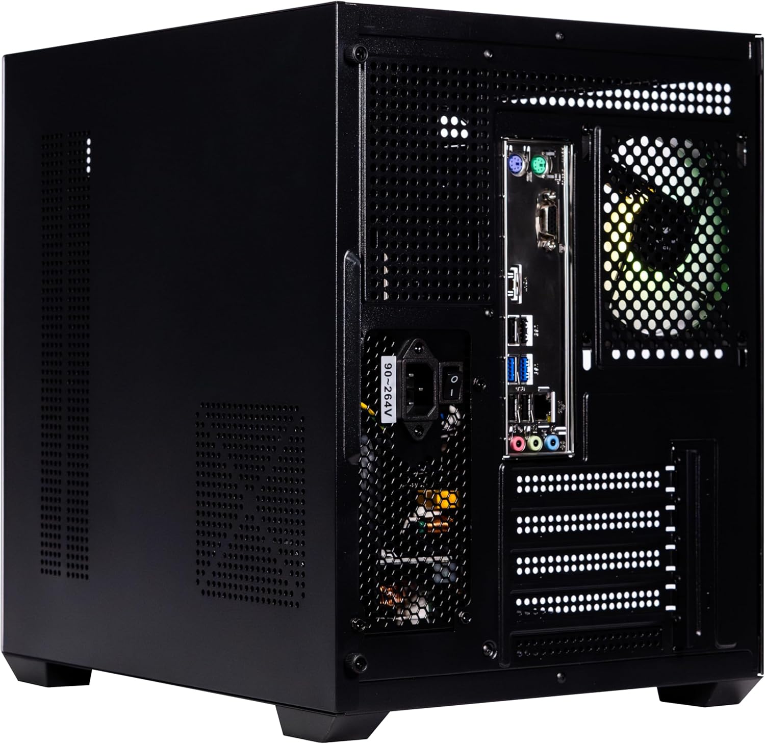 GABINETE NACEB STARFALL GAMER M - ATX RGB 3VENT S/FUENTE CRISTAL NEGRO NA - 0636N 11M DE GARANTIA - rogeek