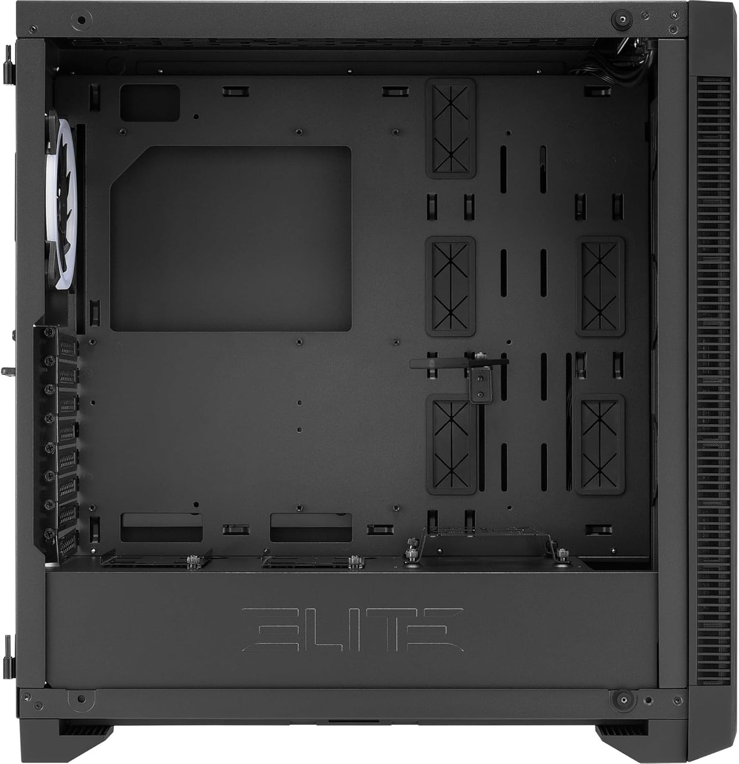GABINETE SHARKOON ELITE SHARK CA200G RGB MATX S/FUENTE CRISTAL NEGRO C - CA200G 11M DE GARANTIA - rogeek