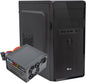 GABINETE STYLOS MINI - TORRE C/FUENTE 500W METAL NEGRO STPGAC5B 11M DE GARANTIA - rogeek
