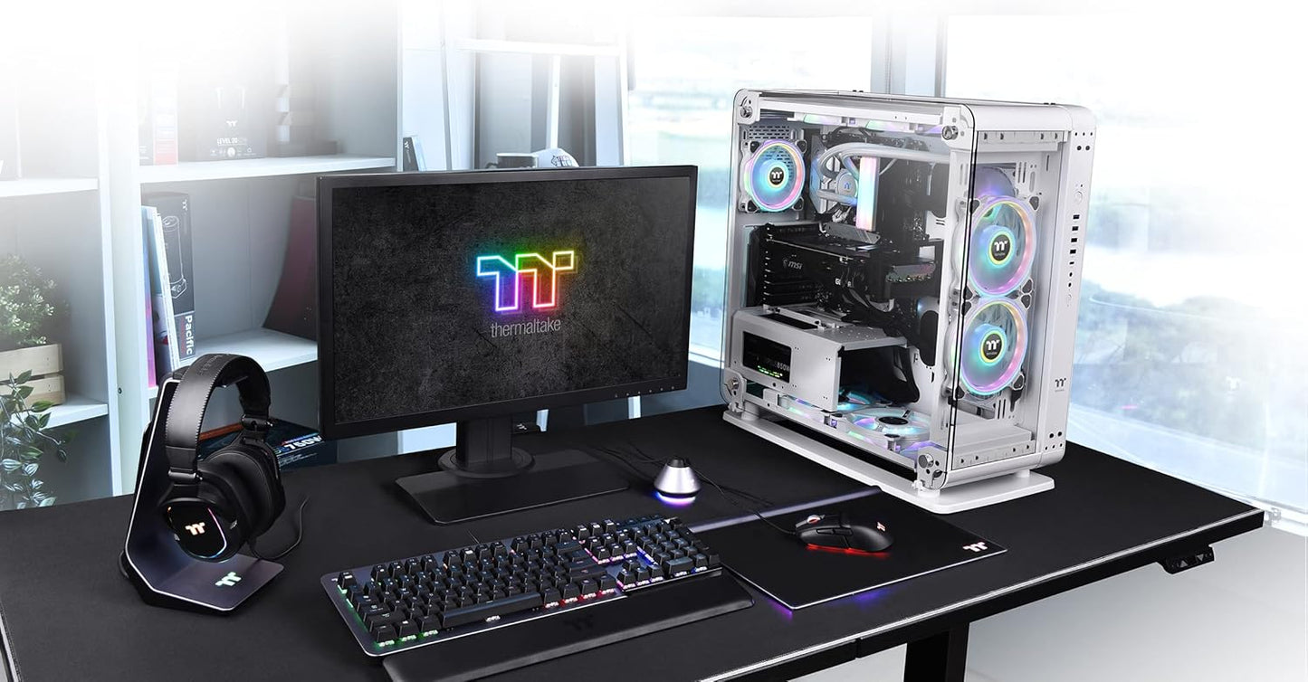 GABINETE THERMALTAKE CORE P6 BLANCO ATX CRISTAL CA - 1V2 - 00M6WN - 00 SIN GARANTIA - rogeek