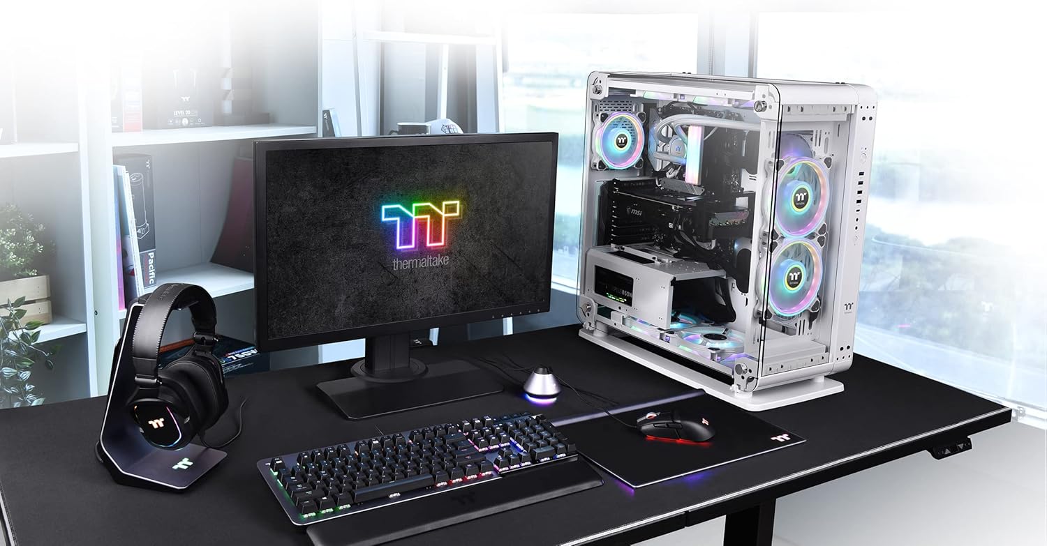 GABINETE THERMALTAKE CORE P6 BLANCO ATX CRISTAL CA - 1V2 - 00M6WN - 00 SIN GARANTIA - rogeek