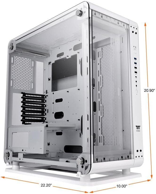 GABINETE THERMALTAKE CORE P6 BLANCO ATX CRISTAL CA - 1V2 - 00M6WN - 00 SIN GARANTIA - rogeek