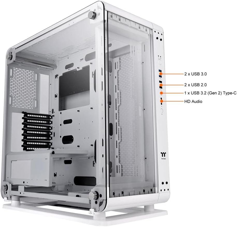 GABINETE THERMALTAKE CORE P6 BLANCO ATX CRISTAL CA - 1V2 - 00M6WN - 00 SIN GARANTIA - rogeek