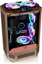 GABINETE THERMALTAKE THE TOWER 300 GRAVEL SAND MICRO ATX CRISTAL MICROTOWER CAFE CA - 1Y4 - 00SGWN - 00 12M DE GARANTIA - rogeek