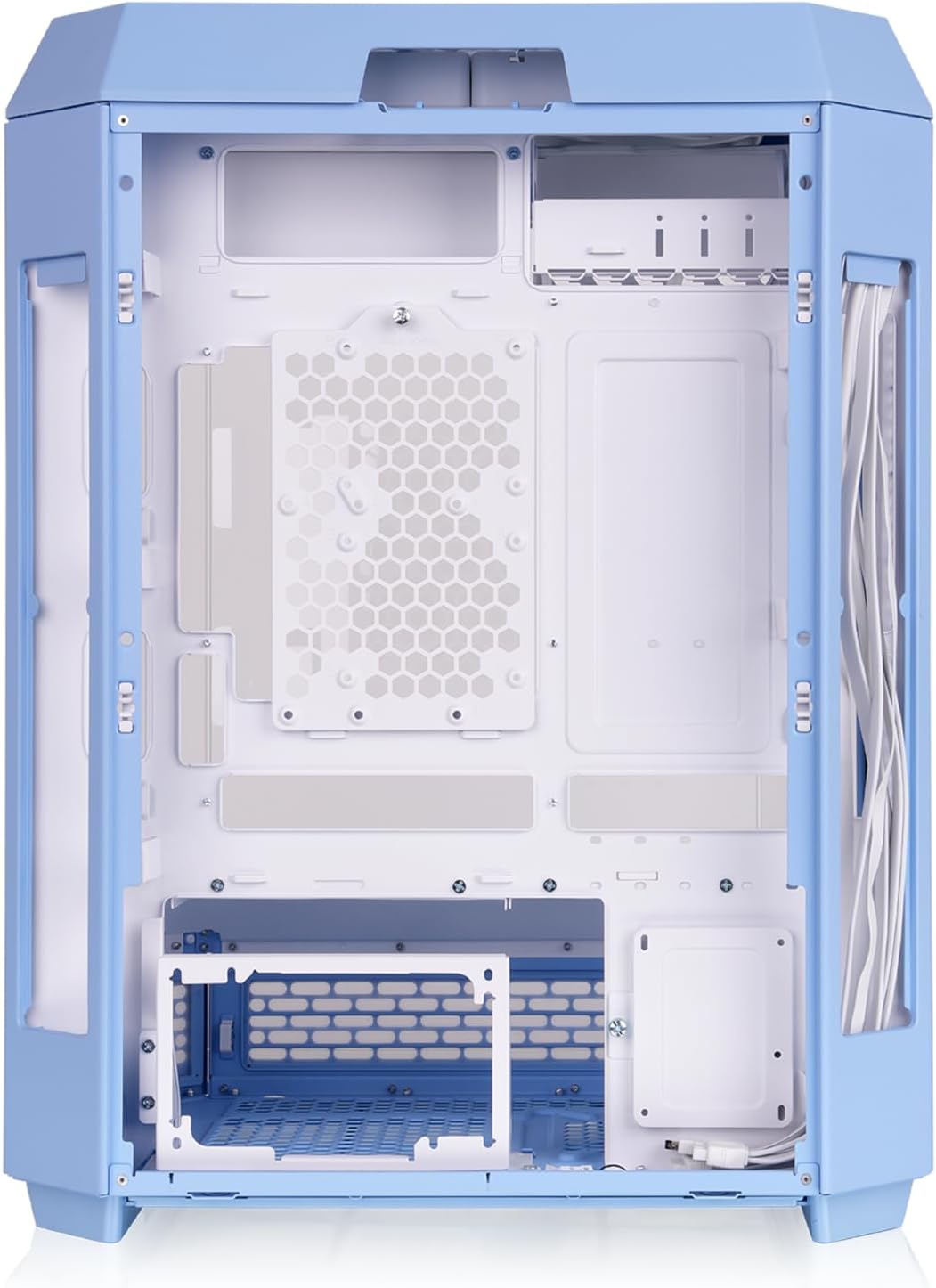 GABINETE THERMALTAKE THE TOWER 600 HYDRANGEA BLUE ATX CRISTAL MIDTOWER AZUL CA - 1Z1 - 00MFWN - 00 12M DE GARANTIA - rogeek