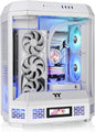 GABINETE THERMALTAKE THE TOWER 600 SNOW ATX CRISTAL MIDTOWER BLANCO CA - 1Z1 - 00M6WN - 00 12M DE GARANTIA - rogeek