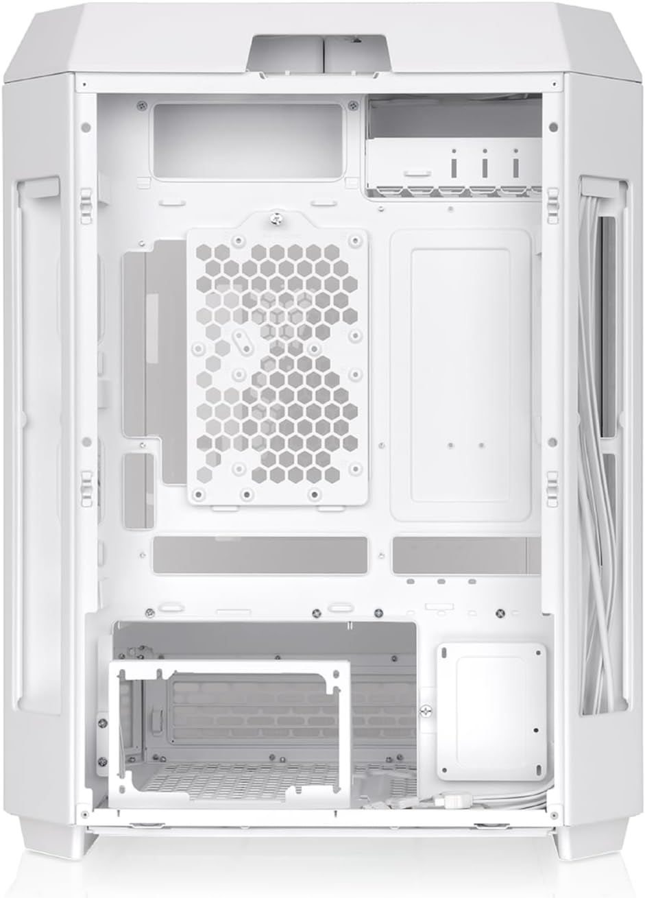 GABINETE THERMALTAKE THE TOWER 600 SNOW ATX CRISTAL MIDTOWER BLANCO CA - 1Z1 - 00M6WN - 00 12M DE GARANTIA - rogeek