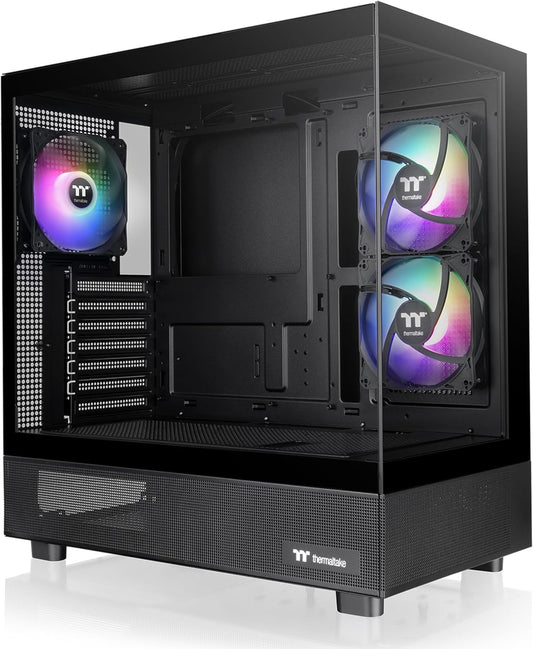 GABINETE THERMALTAKE VIEW 270 PLUS TG ARGB BLACK ATX CRISTAL MIDTOWER NEGRO CA - 1Y7 - 00M1WN - 01 12M DE GARANTIA - rogeek