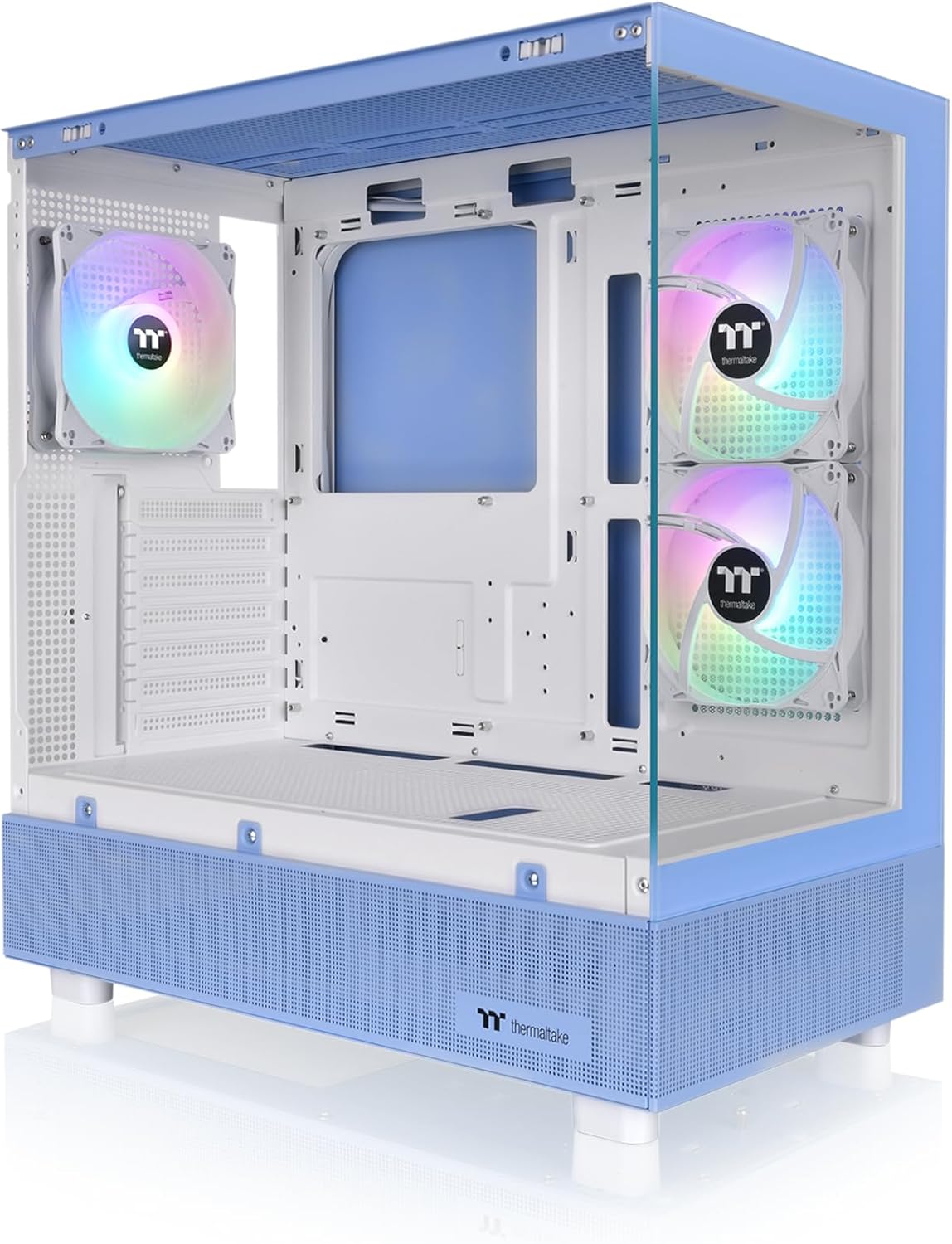 GABINETE THERMALTAKE VIEW 270 PLUS TG ARGB HYDRANGEA BLUE ATX CRISTAL MIDTOWER AZUL CA - 1Y7 - 00MFWN - 01 12M DE GARANTIA - rogeek