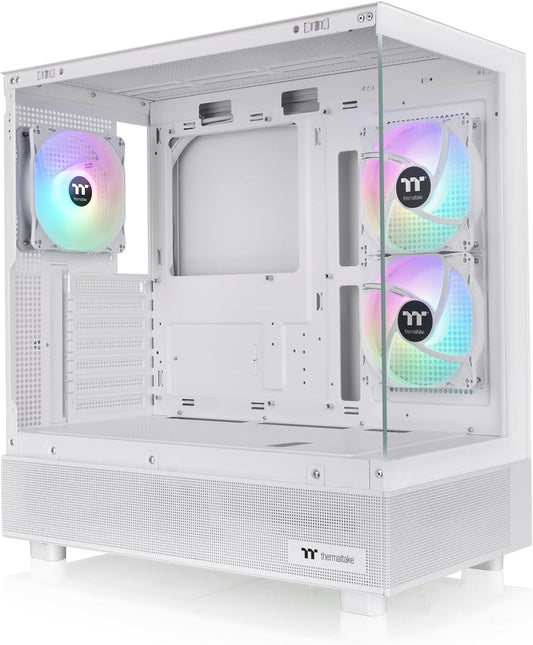 GABINETE THERMALTAKE VIEW 270 PLUS TG ARGB SNOW ATX CRISTAL MIDTOWER BLANCO CA - 1Y7 - 00M6WN - 01 12M DE GARANTIA - rogeek