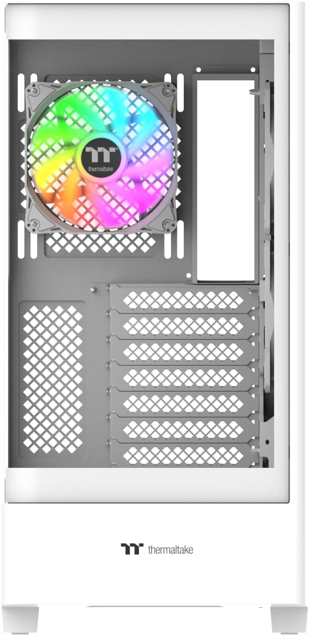 GABINETE THERMALTAKE VIEW 290 TG ARGB SNOW ATX CRISTAL MIDTOWER BLANCO CA - 11G - 00M6WN - 00 12M DE GARANTIA - rogeek