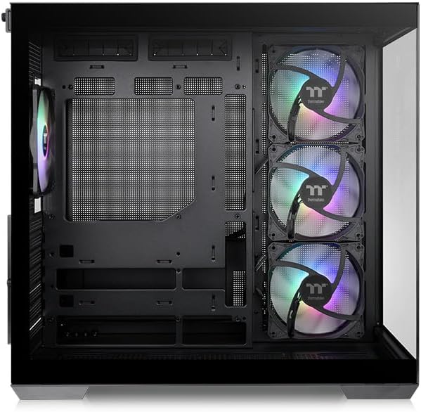 GABINETE THERMALTAKE VIEW 380 TG ARGB BLACK ATX CRISTAL NEGRO CA-1Z2-00M1WN-00 12M DE GARANTIA - rogeek