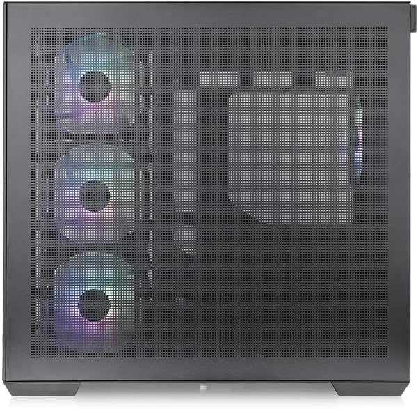 GABINETE THERMALTAKE VIEW 380 TG ARGB BLACK ATX CRISTAL NEGRO CA-1Z2-00M1WN-00 12M DE GARANTIA - rogeek