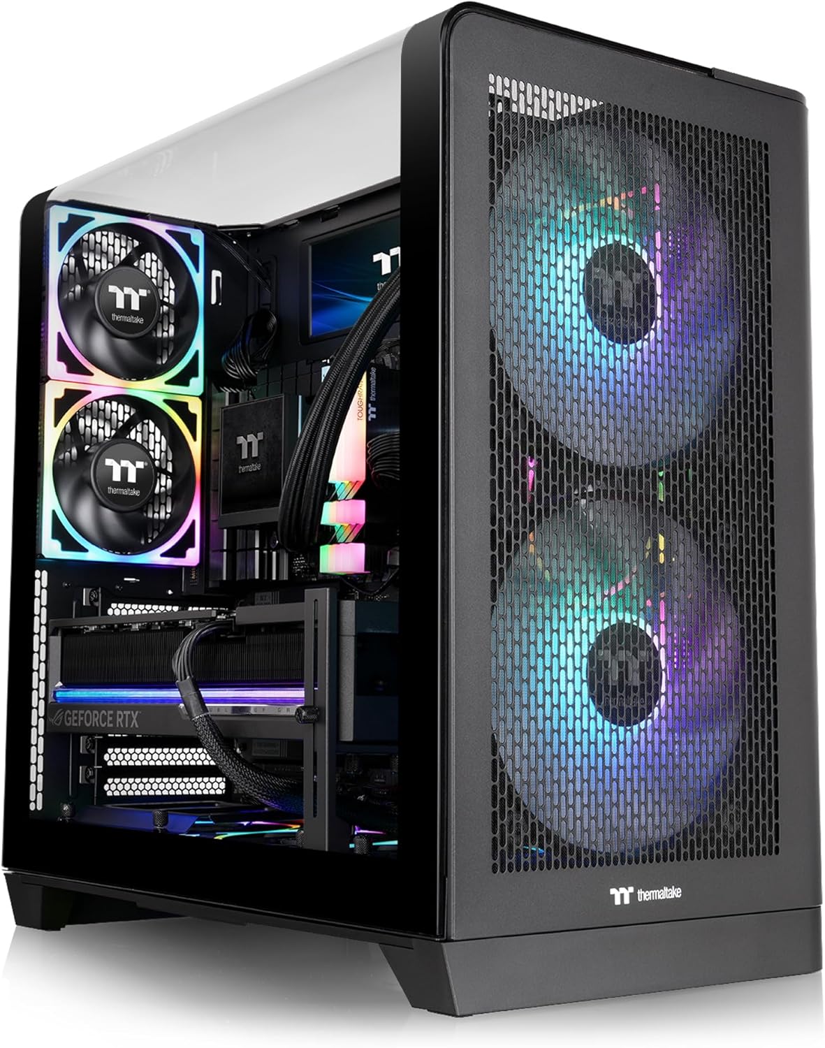 GABINETE THERMALTAKE VIEW 390 AIR FUTURE DUSK ATX CRISTAL MORADO CA - 11F - 00MNWN - 00 12M DE GARANTIA - rogeek
