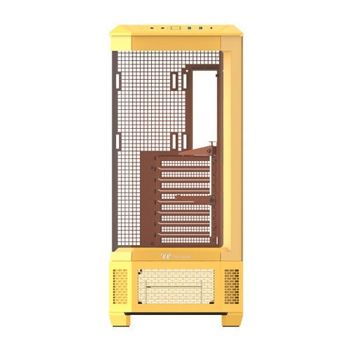 GABINETE THERMALTAKE VIEW 600 TG BUTTER CARAMEL M-ATX CRISTAL AMARILLO CA-11H-00FMWN-00 12M DE GARANTIA - rogeek