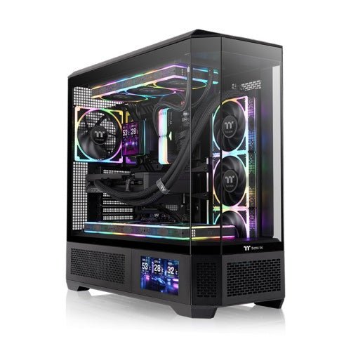 GABINETE THERMALTAKE VIEW 600 TG SNOW M-ATX CRISTAL BLANCO CA-11H-00F6WN-00 12M DE GARANTIA - rogeek