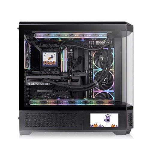 GABINETE THERMALTAKE VIEW 600 TG SNOW M-ATX CRISTAL BLANCO CA-11H-00F6WN-00 12M DE GARANTIA - rogeek