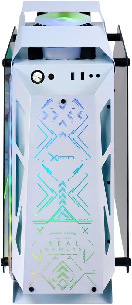 GABINETE XZEAL IR02 CON VENTANA MATX S/FUENTE BLANCO XZGAIRRGBW ARGB CON 1CONTROL GARANTIA DIRECTO CON EL FABRICANTE - rogeek