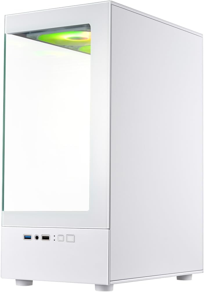 GABINETE XZEAL X - ZYNERGY RGB CON VENTANA MATX S/FUENTE BLANCO XZGAZNY1W GARANTIA DIRECTO CON FABRICANTE - rogeek