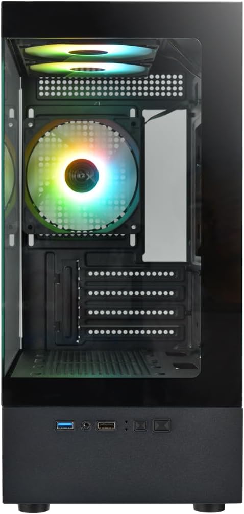 GABINETE XZEAL X-ZYNERGY RGB CON VENTANA MATX S/FUENTE BLANCO XZGAZNY1W GARANTIA DIRECTO CON FABRICANTE - rogeek