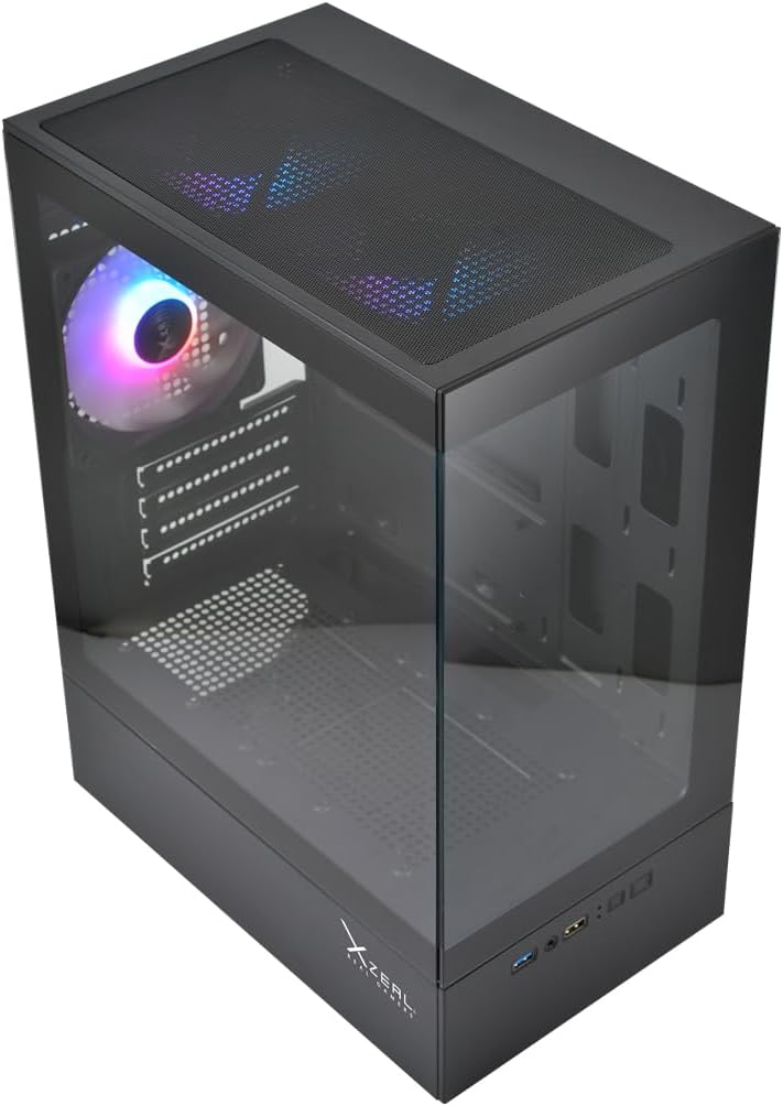 GABINETE XZEAL X-ZYNERGY RGB CON VENTANA MATX S/FUENTE BLANCO XZGAZNY1W GARANTIA DIRECTO CON FABRICANTE - rogeek