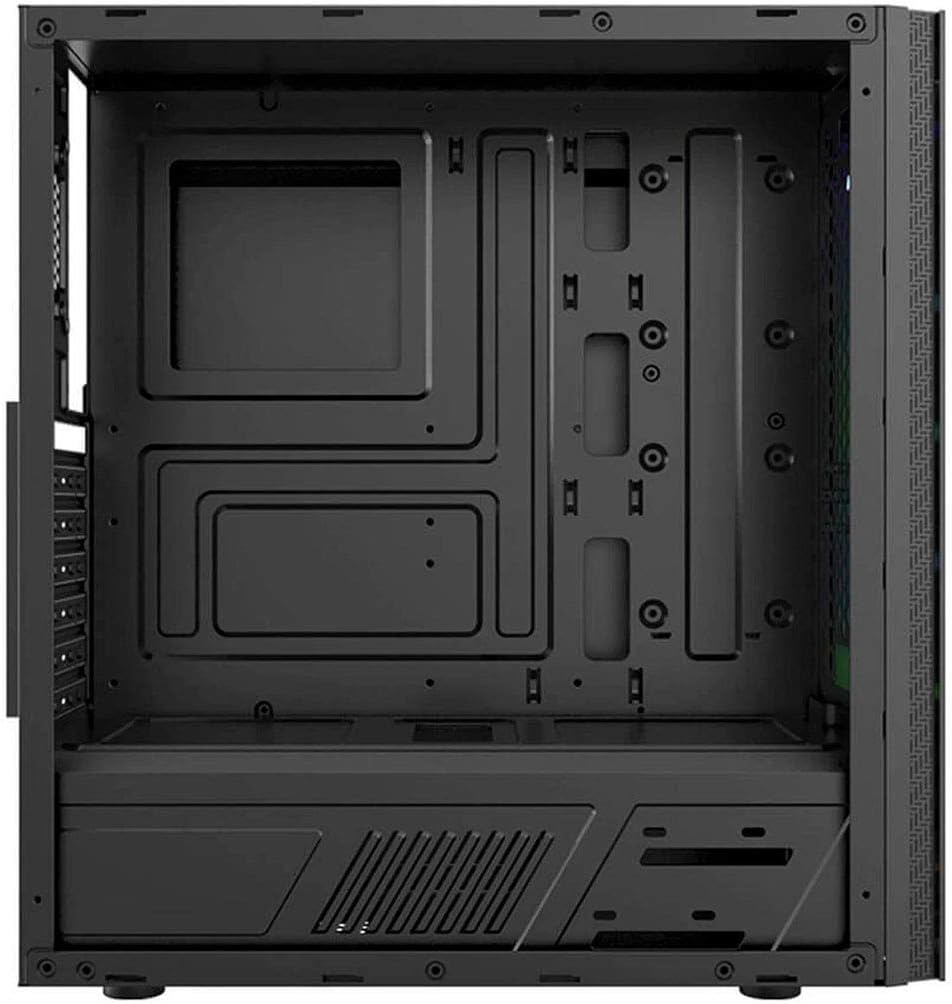 GABINETE XZEAL XZ110 RGB CON VENTANA MATX 4VEN USB S/FUENTE NEGRO XZCGB12B DIRECTO CON FABRICANTE - rogeek