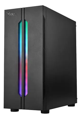 GABINETE XZEAL XZ120 CON VENTANA MATX S/FUENTE RGB NEGRO XZCGB03B DIRECTO CON EL FABRICANTE - rogeek